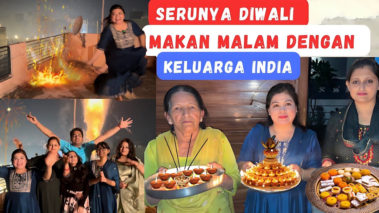 Aktivitas Keluarga India Dalam Perayaan Diwali‼️Serunya Diwali 2023‼️