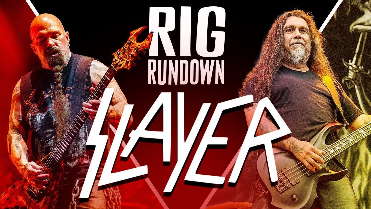 Slayer Rig Rundown с Керри Кингом, Томом Арайей и Гэри Холтом — тур по лучшей гитаре и бас-гитаре