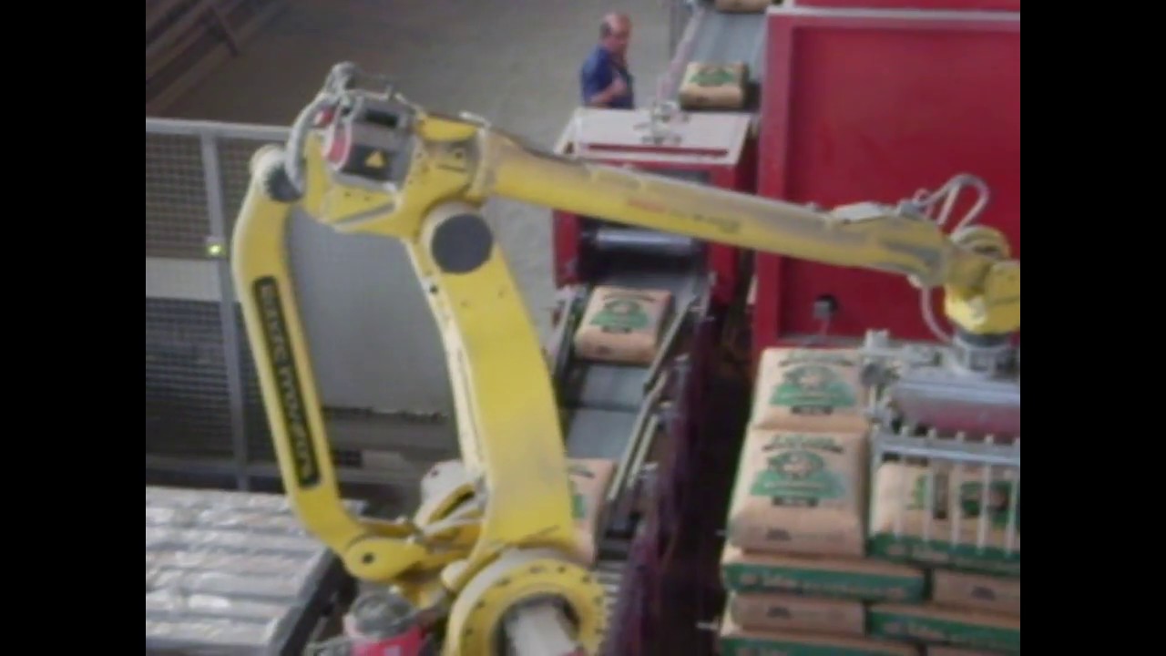 Robotic Cement Bag Palletising