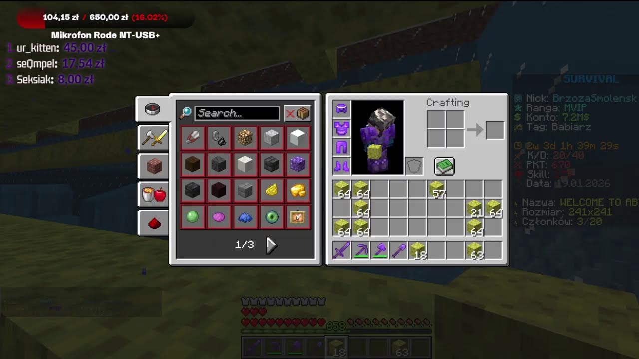 Minecraft Keycore.pl - Budowa Expiarki i prace przy projekcie ABYSS!