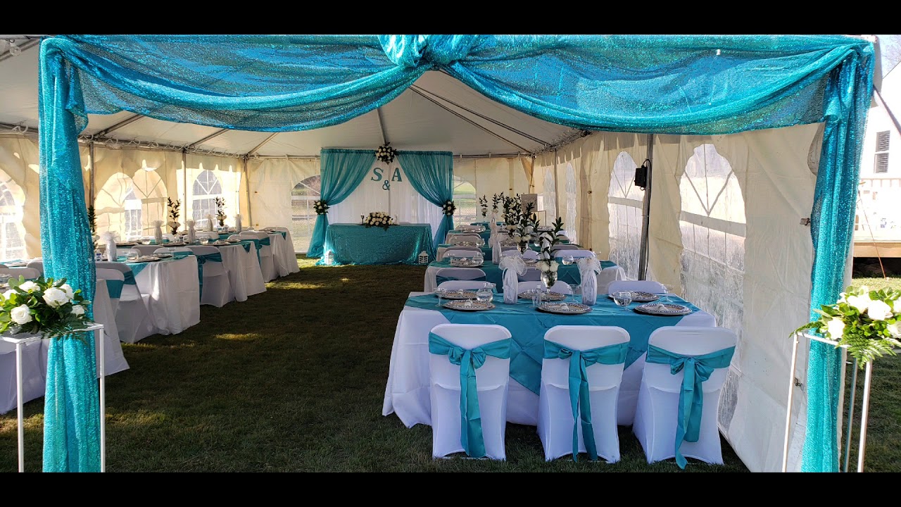 Wedding .. white and turquoise
