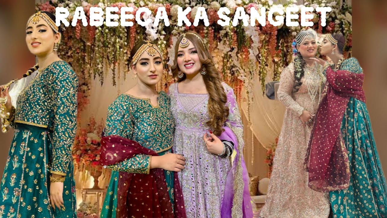Rabeeca ka sangeet🫶||sub rony lagy||vlog by emanejaz