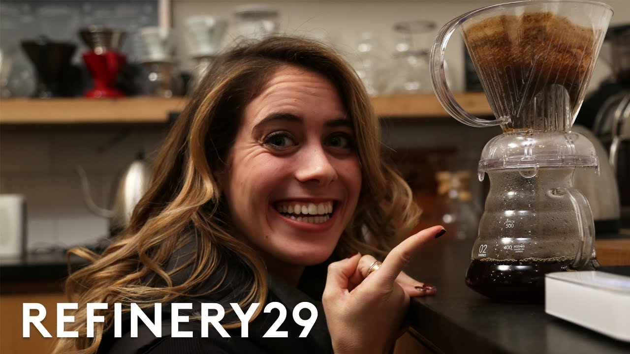 I Tried Making Latte Art For The First Time | Lucie For Hire | Refinery29
