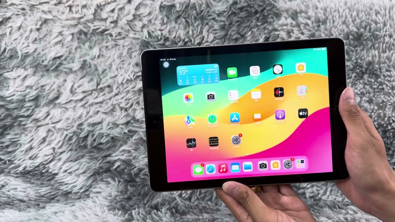 รีวิว iPad Gen 6 ใส่ซิม iOS17ใหม่ล่าสุด เล่นเกมส์ทำงานลื่นๆ ปี2024