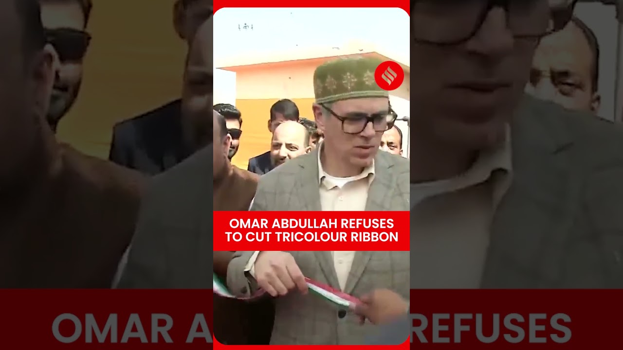 Omar Abdullah Refuses to Cut Tricolour Ribbon in Srinagar