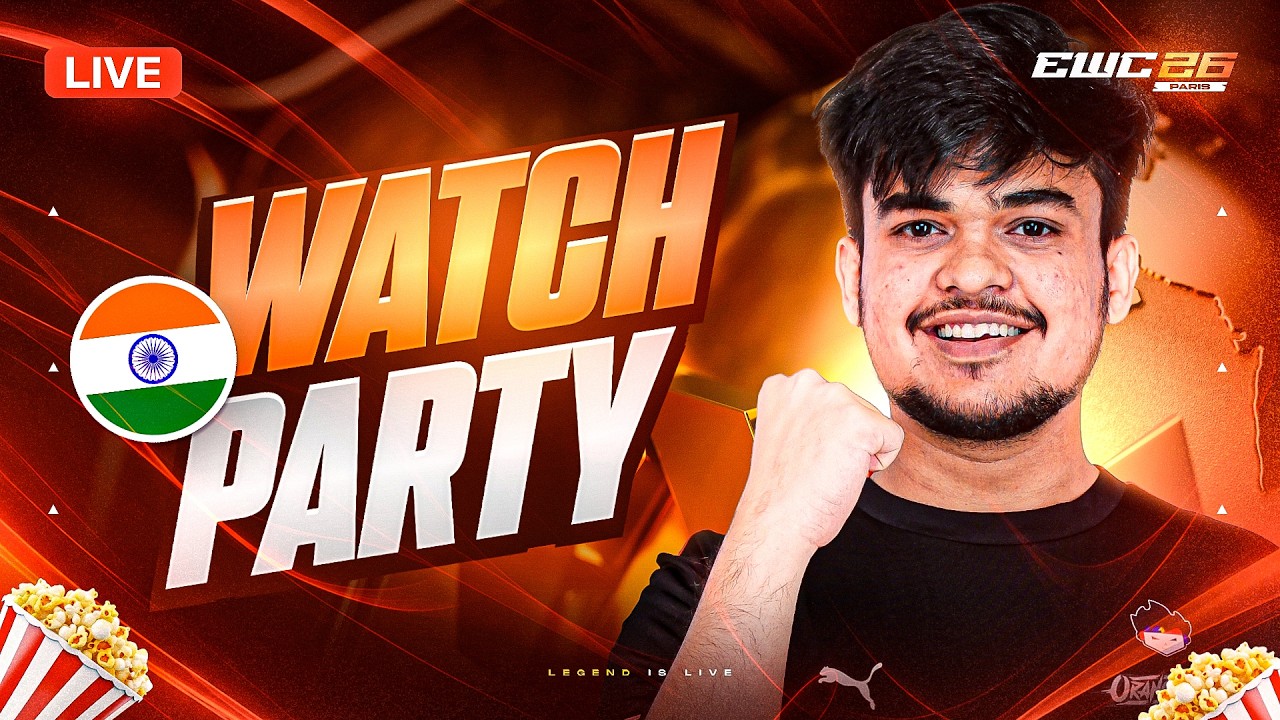 INDIA IN EWC DAY 2 FREE FIRE MAX - WATCHPARTY WITH TSG LEGEND #TEAMINDIA 🇮🇳