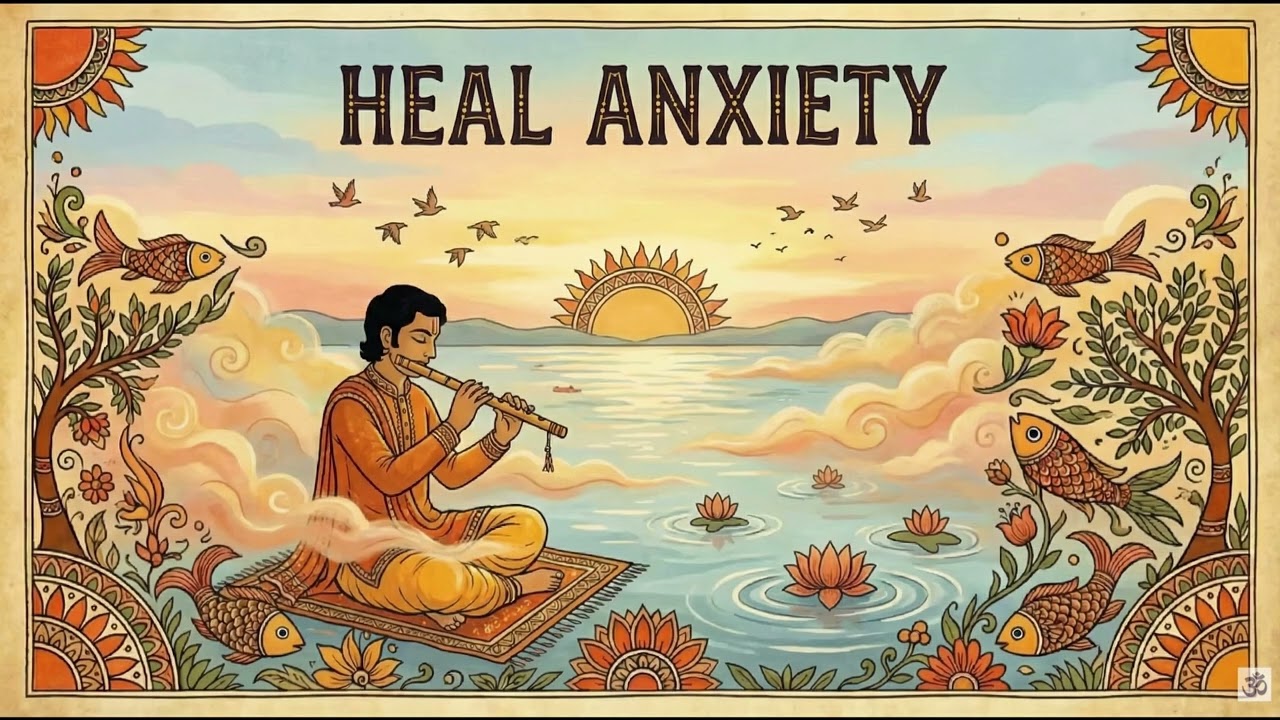 Indian Flute for Deep Breathing & Anxiety | 432Hz Calm Nervous System