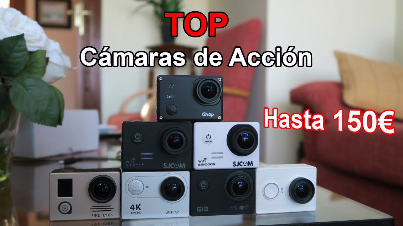 Top mejores cámaras de acción por menos de 150€