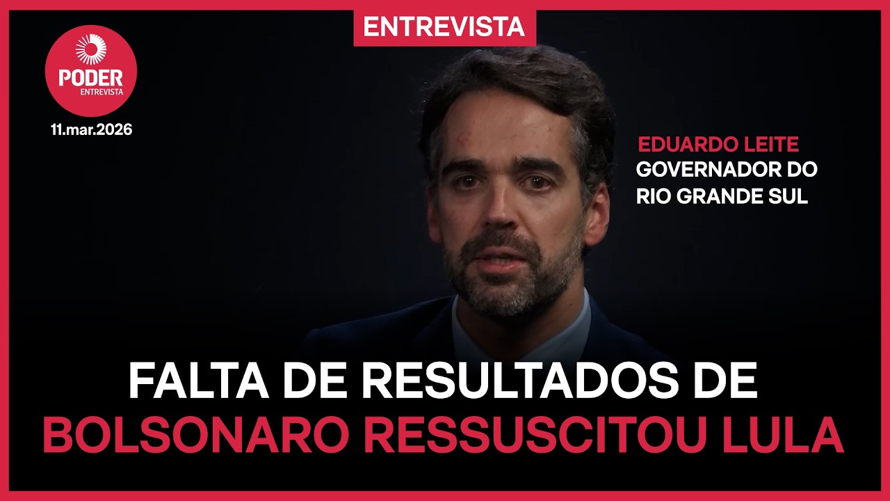 Poder Entrevista: Eduardo Leite, governador do Rio Grande do Sul
