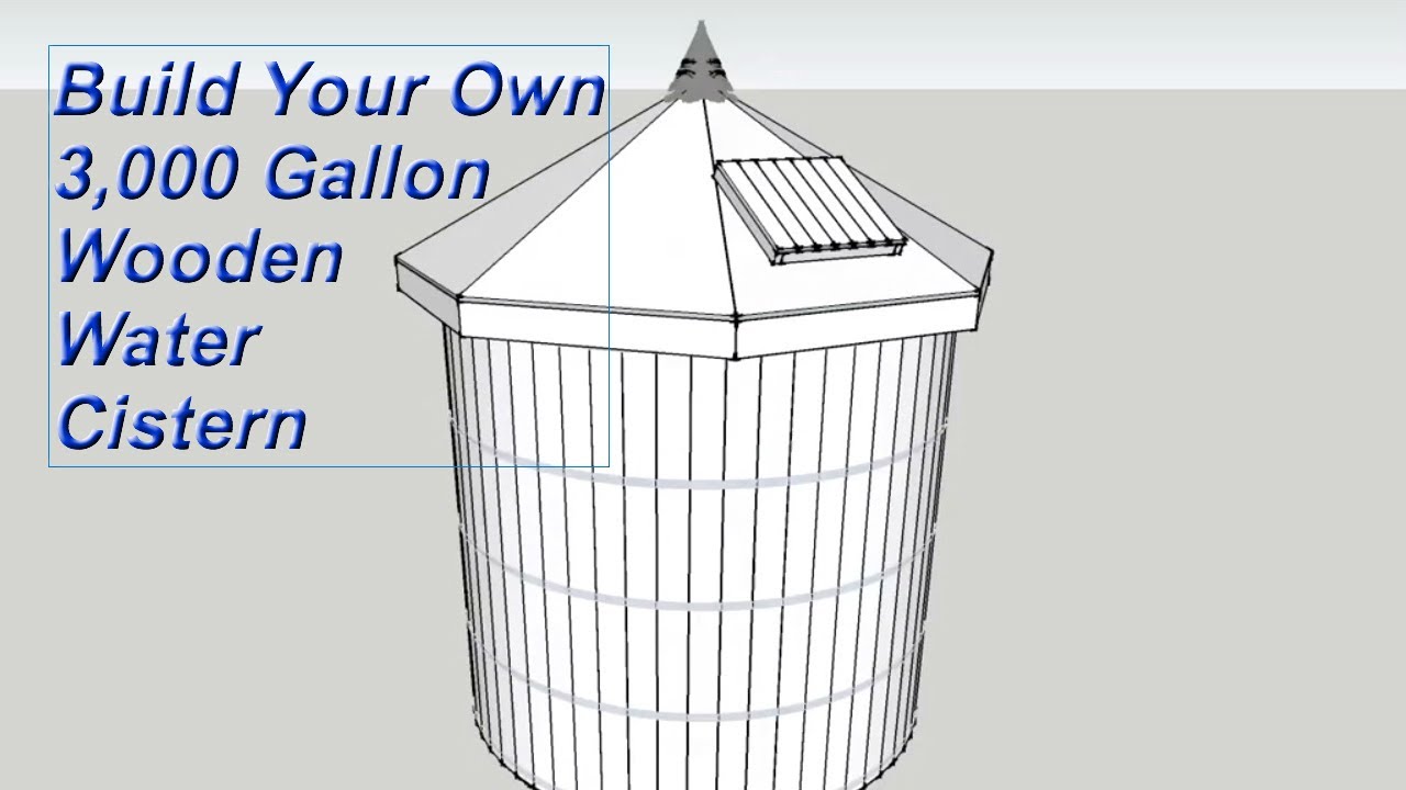 Build Your Own Wooden Water Tank