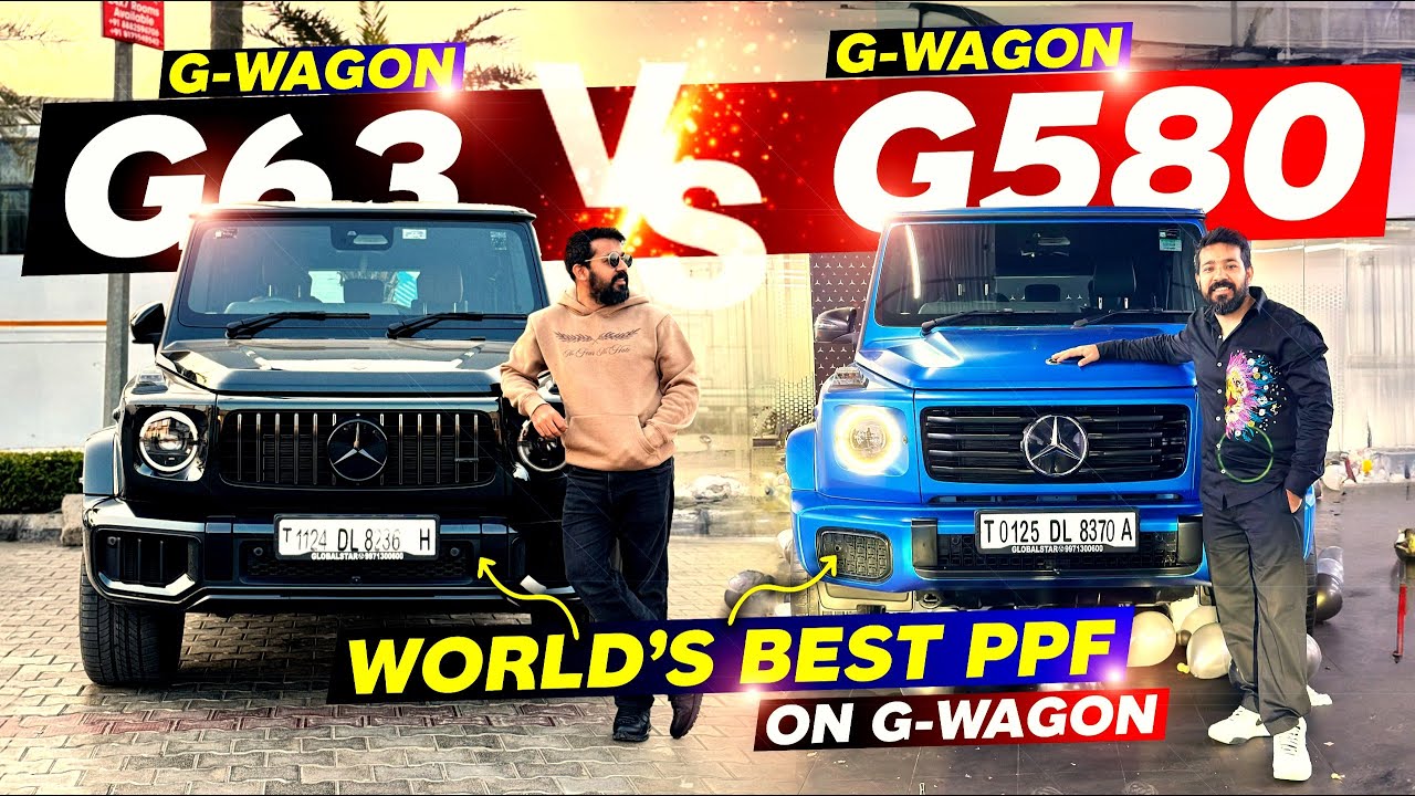G-Wagon G63 VS G-Wagon G580 | World Best PPF on G-Wagon