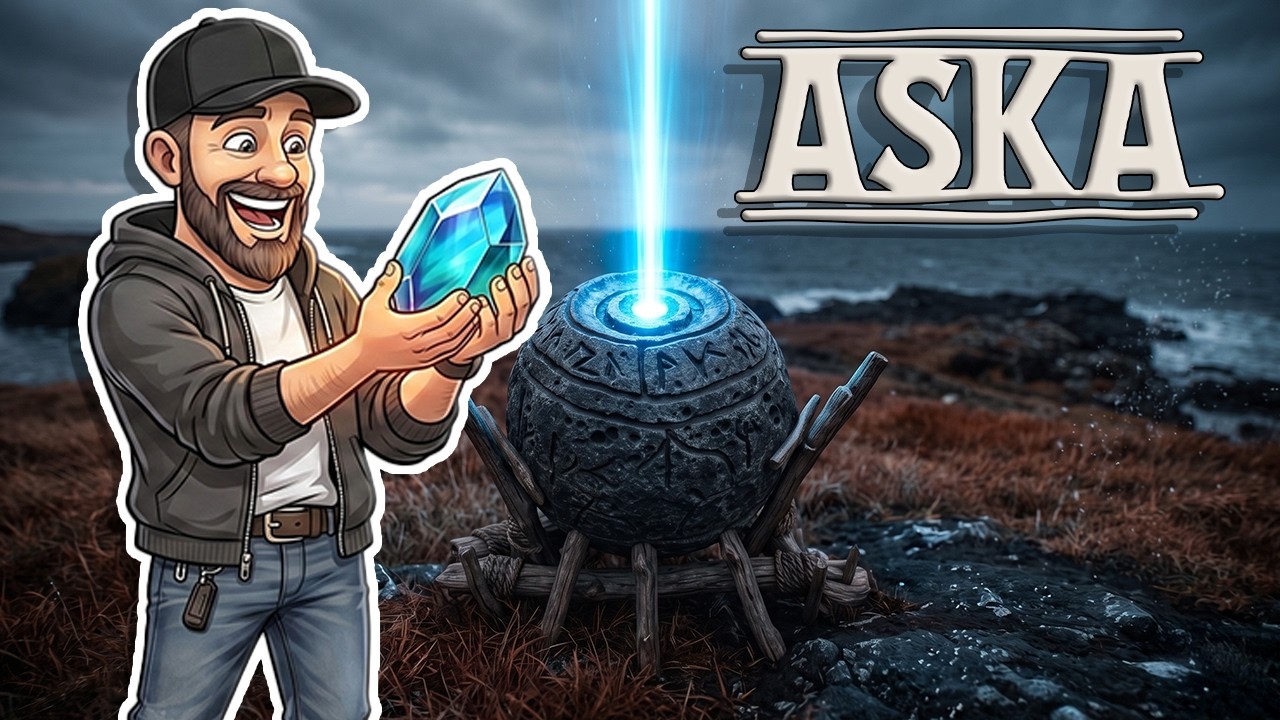 ASKA Gameplay Episode 1 - Starting My Viking Village and Summoning My First Villager