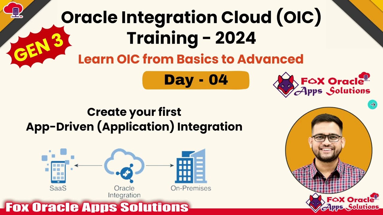 Day 4 - Oracle Integration Cloud (OIC) Training: REST Adapters, Connections & App-Driven Integration