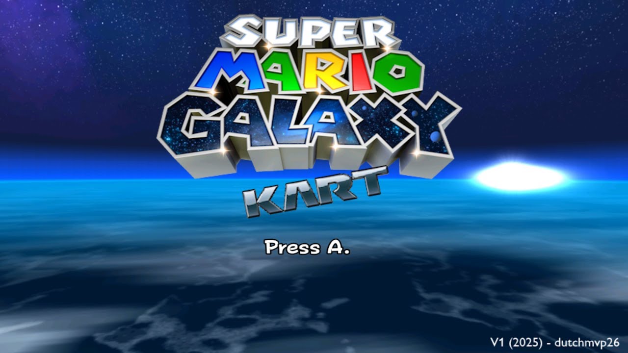 Mario Kart Wii: Super Mario Galaxy Styled Menus Showcase! (Unfinished)