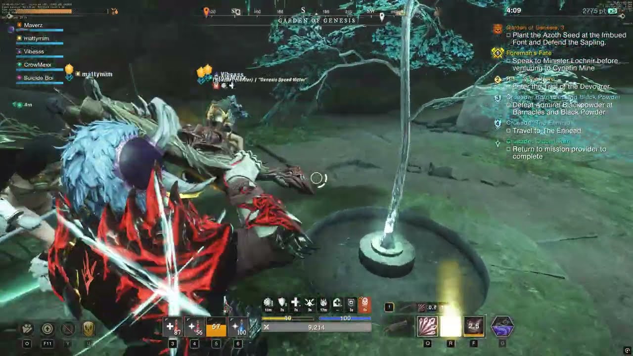 New World Garden of Genesis M3 13:53 gold Bleed DPS PoV Nature