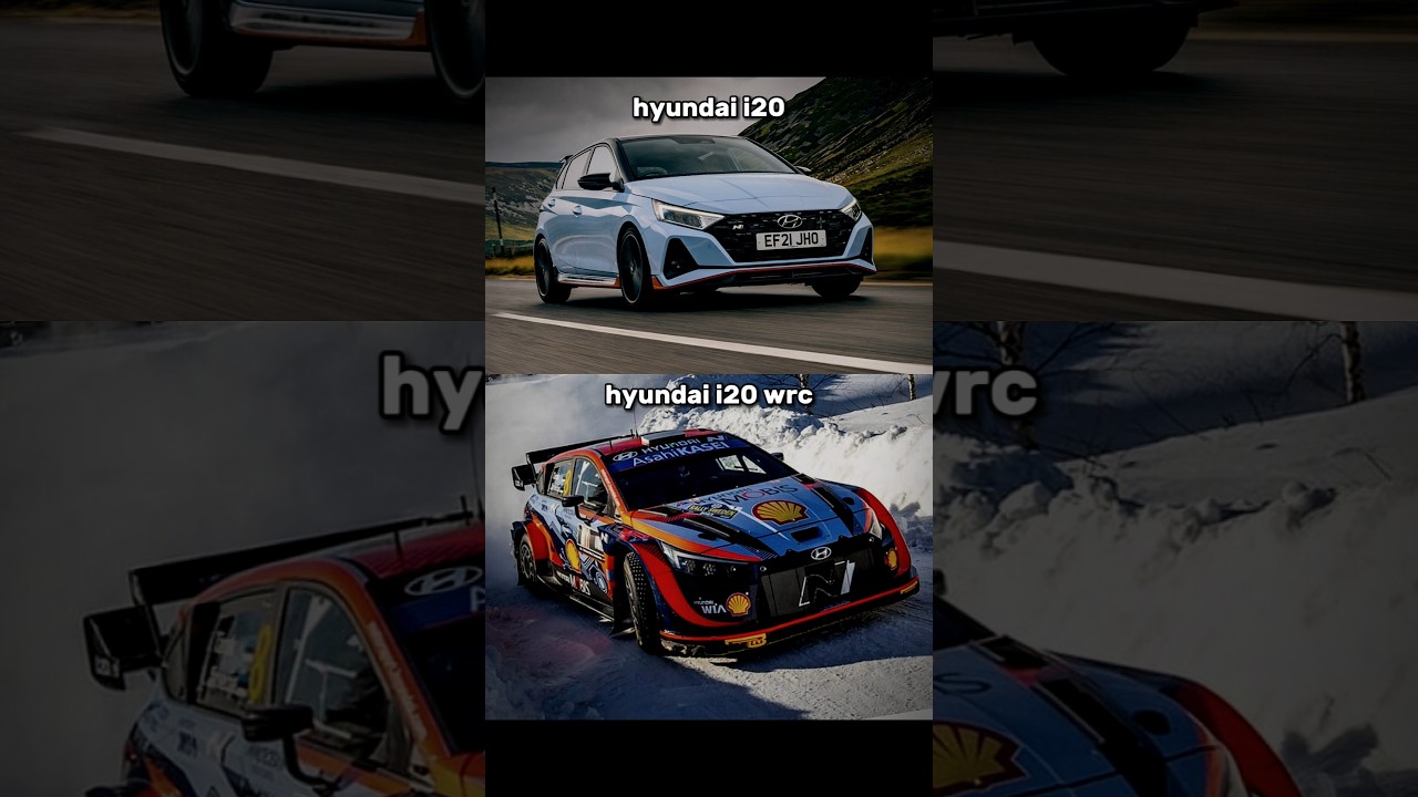 Road cars vs their Rally verison 🔥 #automobile #rally #edit