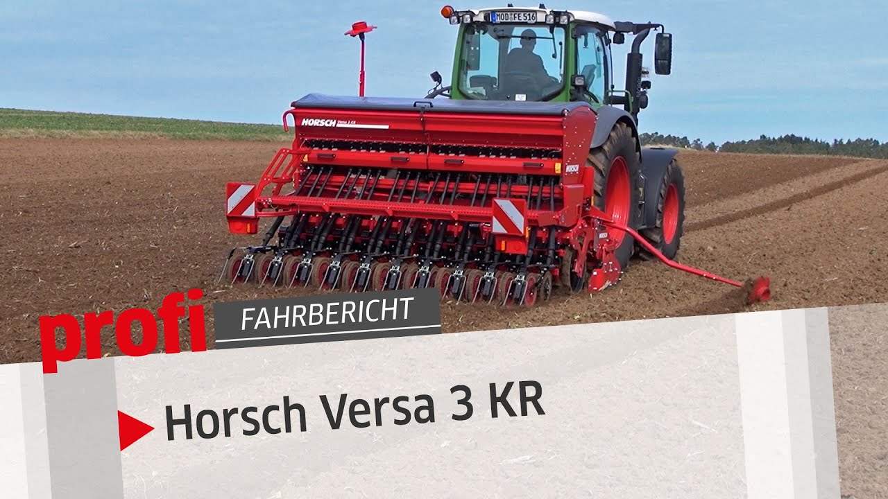 Horsch Versa 3 KR: Geniale Dosierung  | profi #Fahrbericht