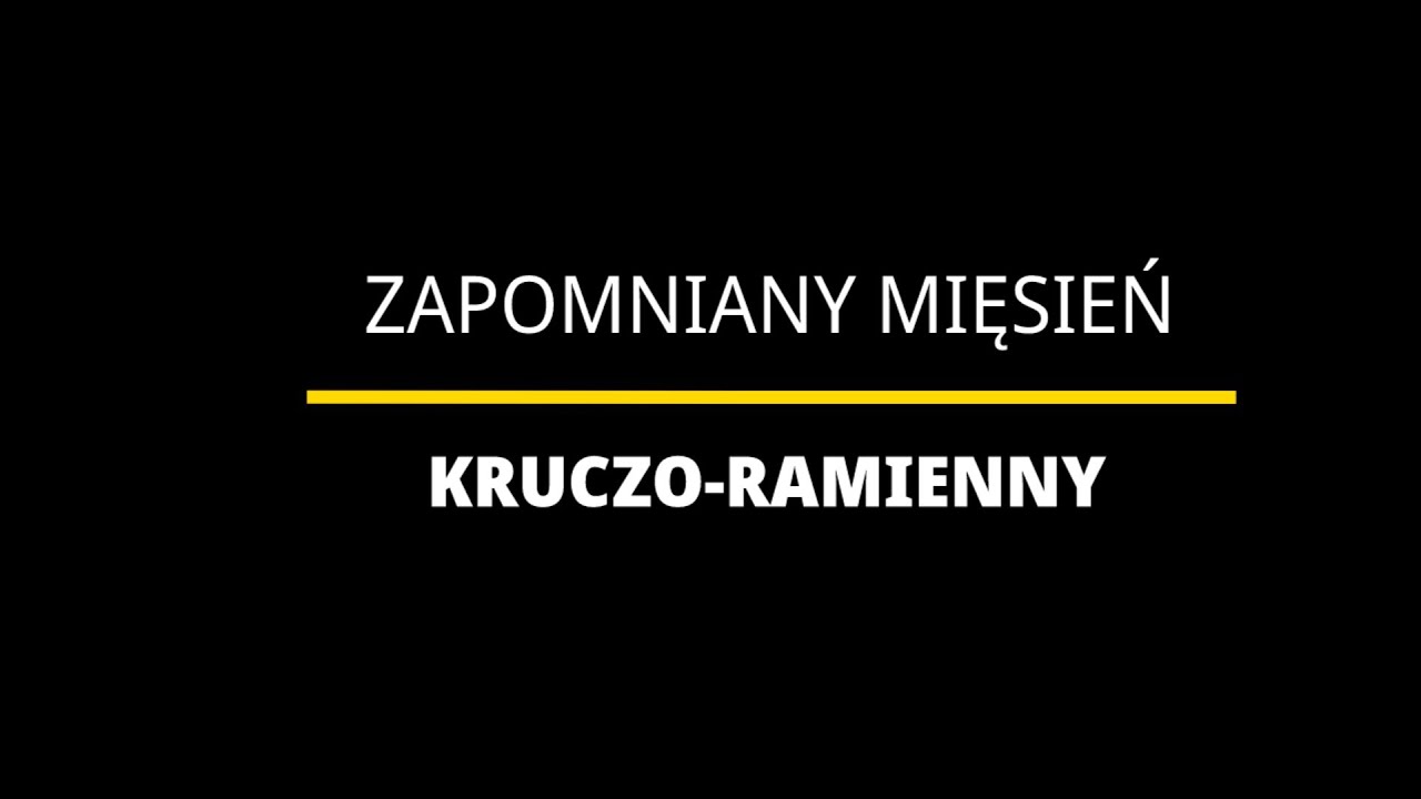 ZAPOMNIANY MIĘSIEŃ - KRUCZO-RAMIENNY!