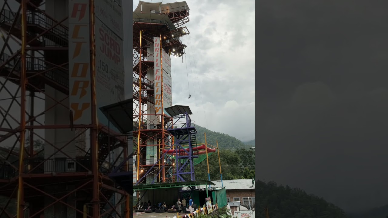 Bungee jumping rishikesh | highest bungee in india | Himalayan Bungy