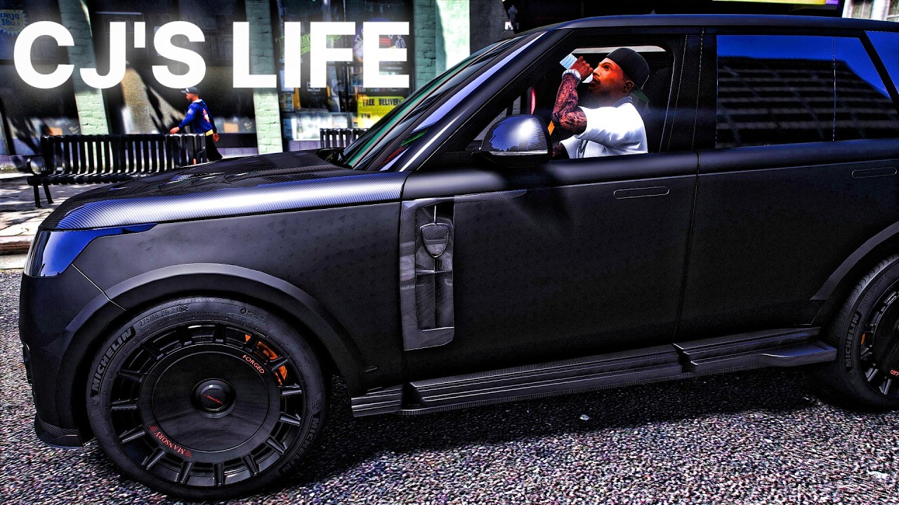 GTA 5 MODS LET'S GO TO WORK CJ LIFE NEW BEACH MANSION