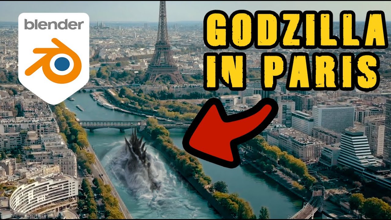 How I Made a Godzilla VFX scene in Blender