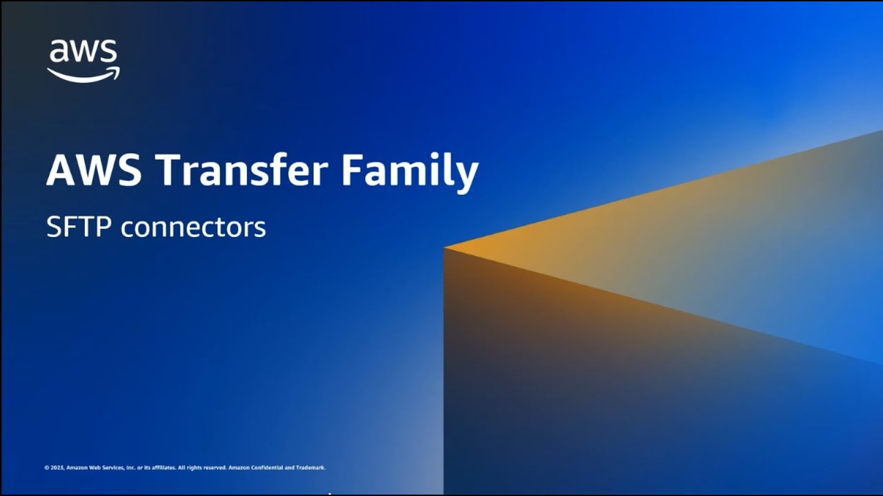 AWS Transfer Family: SFTP connectors | Amazon Web Services