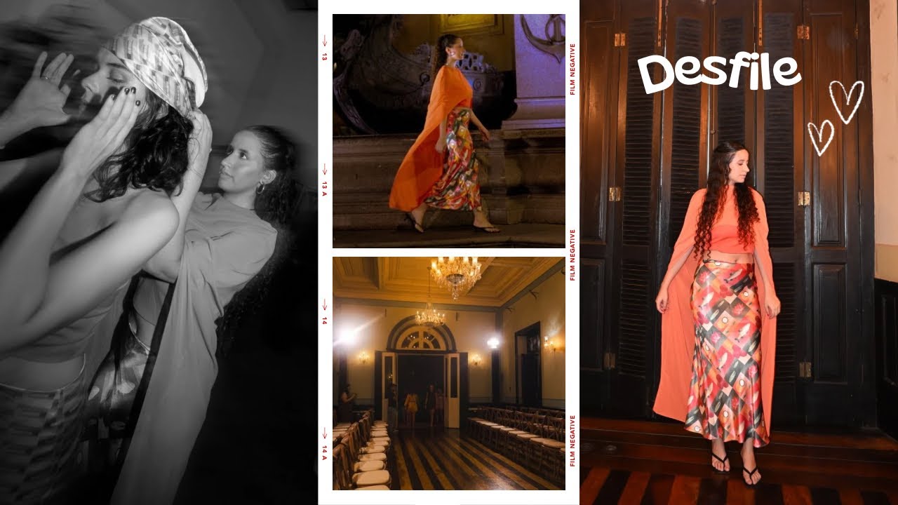 Backstage de um desfile 