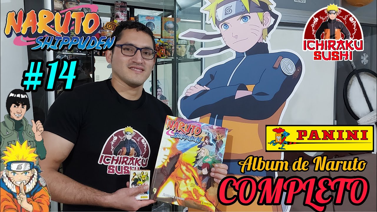 ÁLBUM COMPLETO NARUTO SHIPPUDEN PANINI 2022