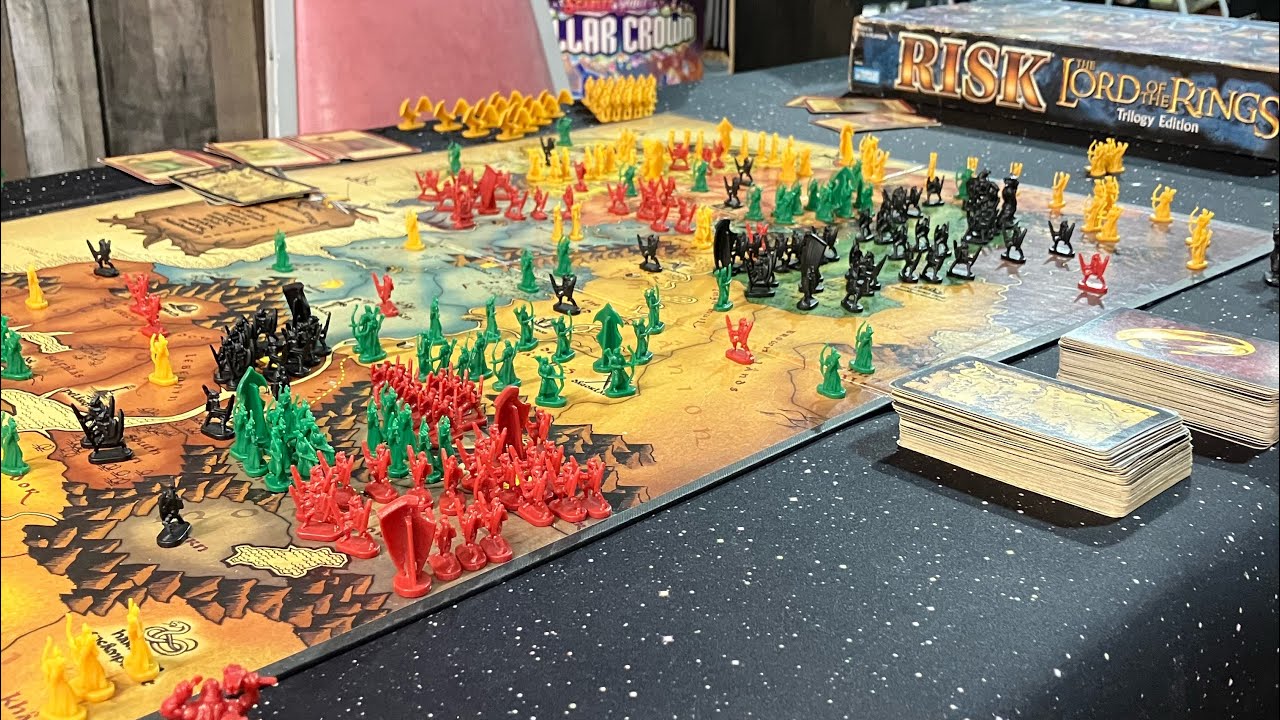 The LORD of the Rings Risk Game! My childhood favorite! #LOTR #Risk How to play the Wiese rules…