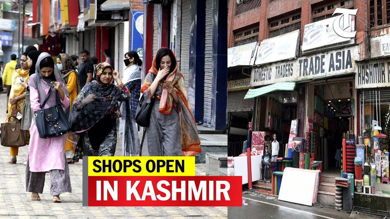 In Kashmir, shops open after 85 days of Covid-19 lockdown