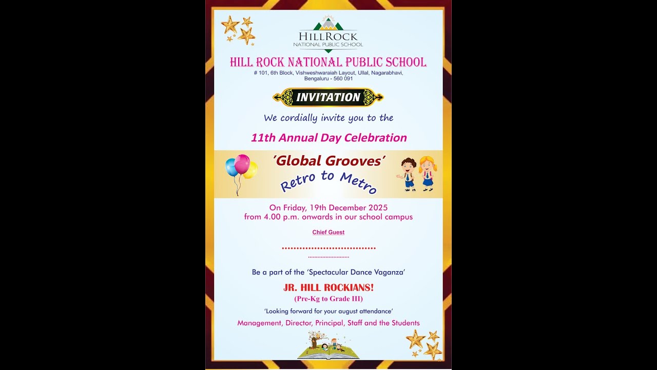 11th Annual Day Celebration HILL ROCK NATIONAL PUBLIC SCHOOL Day 1