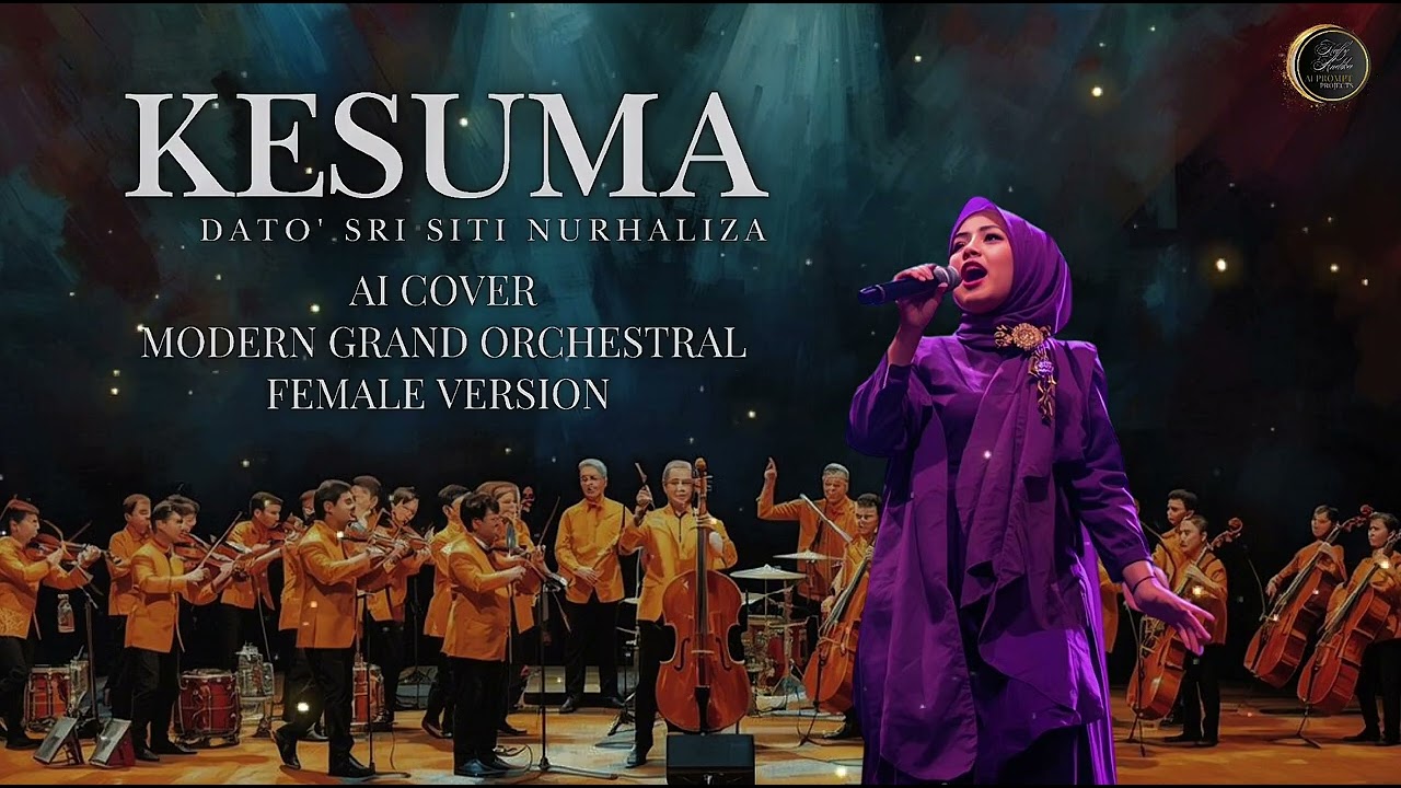 KESUMA | DATO’ SRI SITI NURHALIZA | AI COVER | MODERN GRAND ORCHESTRAL FEMALE VERSION
