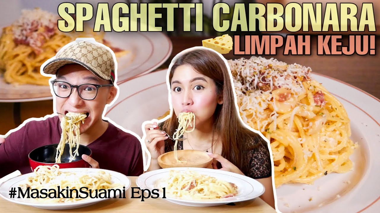 SPAGHETTI CARBONARA ALA SHELY CHE! CREAMY ENAK & GAMPANG! #ShelyMasakinSuami Eps1