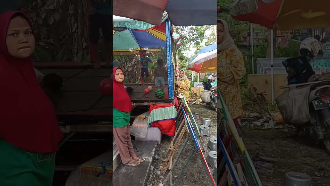 Kejadian dua bocil nyaris tabrakan dan wayang mulai rusuh