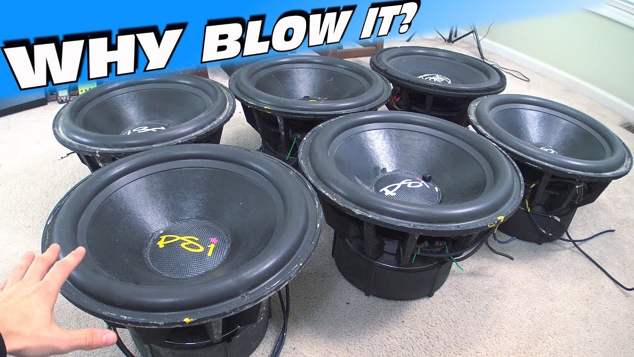 Why BLOW Expensive Subwoofers? Explaining How Blowing a Subwoofer Can Actually Be A GOOD THING!!!
