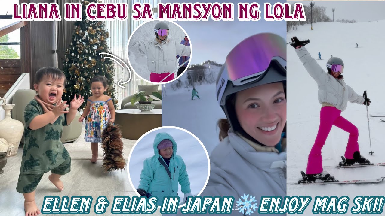 Ellen iniwan si Liana sa Cebu 💜 Elias sobrang nagsaya mag ski sa Japan expert na sila mag-ina
