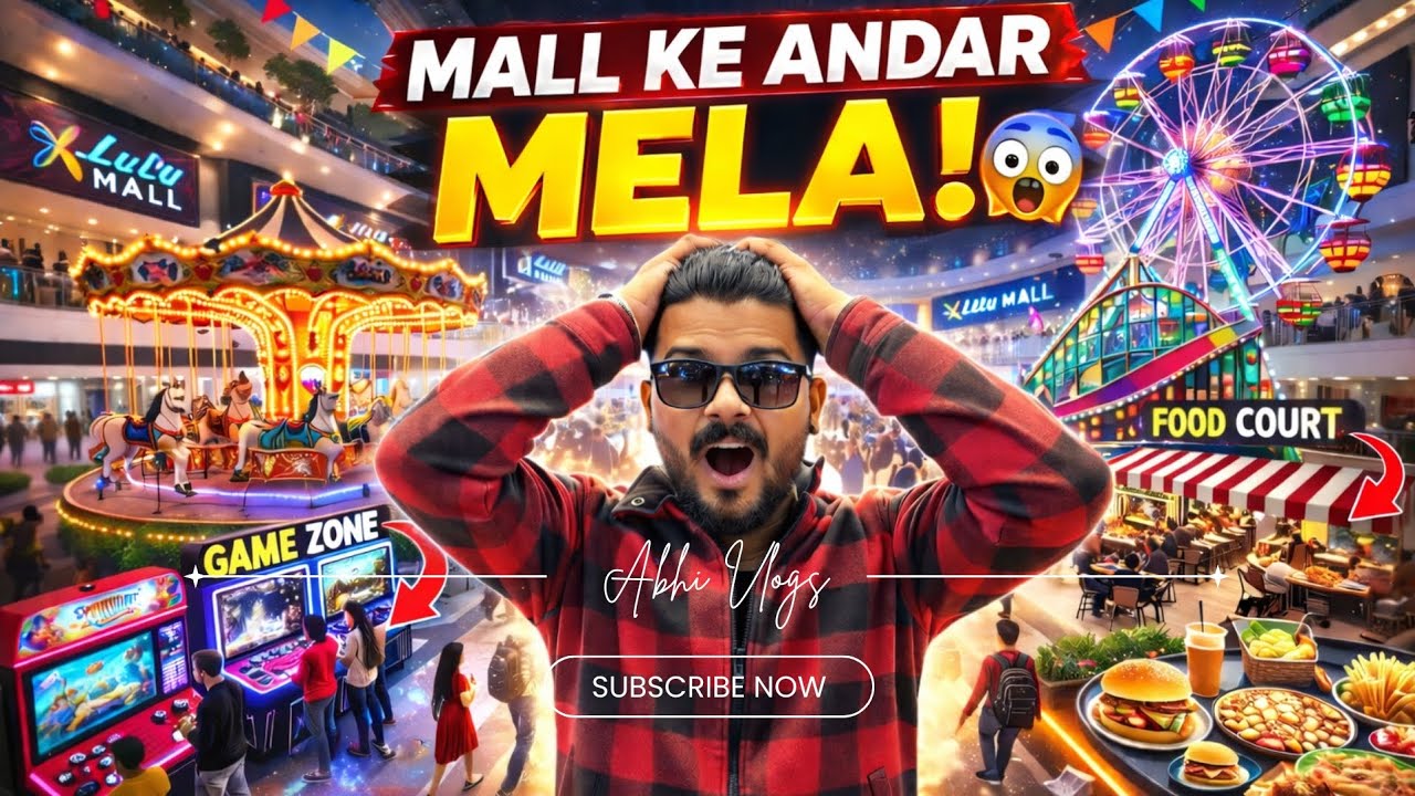 India’s Biggest Lulu Mall Bangalore: MELA INSIDE! Full Tour + Massive Gamezone! 🎮🍔 😱 #lulumall 