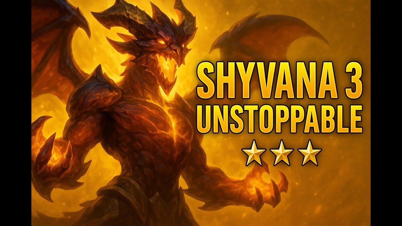 SHYVANA 3 — DRAGON SUBSCRIPTION + IDAS TOUCH = GAME OVER! | TFT Set 7 Revival