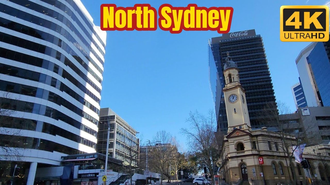 Sydney Walking Tour in North Sydney | 4k60fps | Sydney | Australia