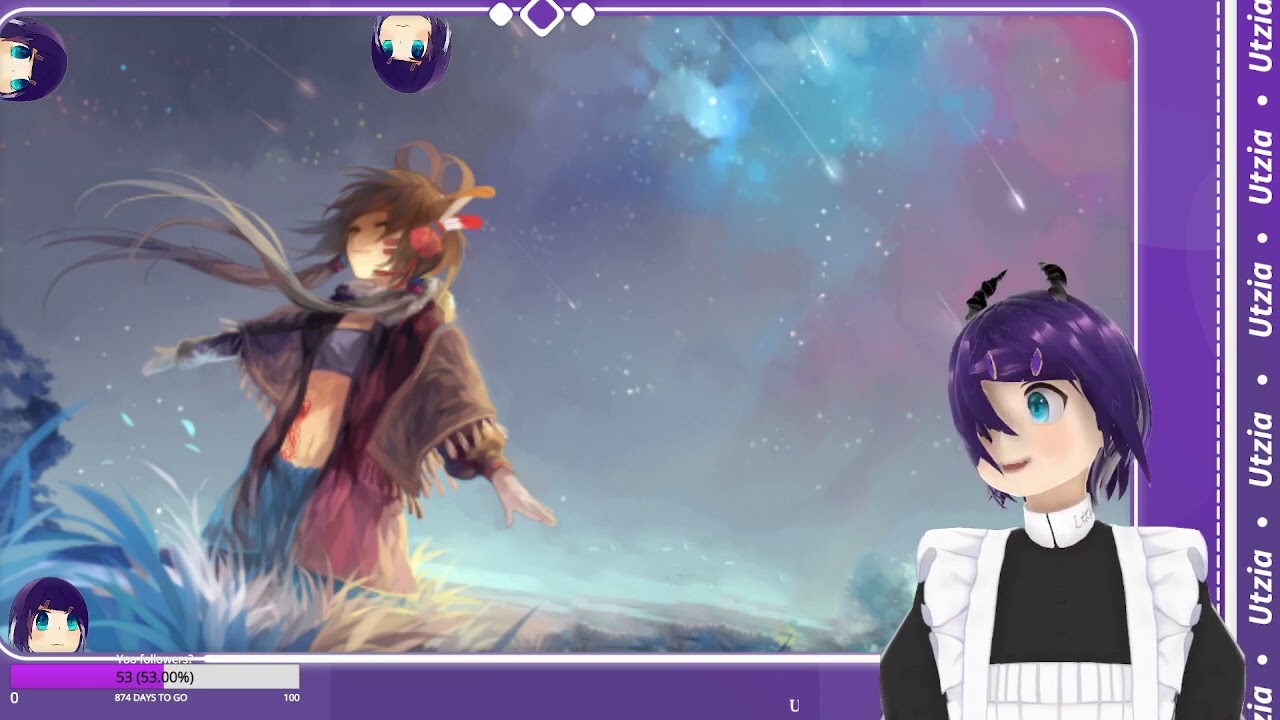 Anime V-tuber sings a hymn for the internet connection gods.