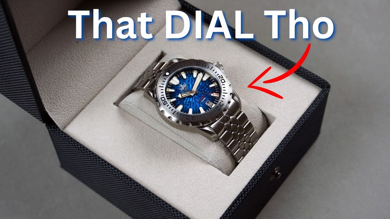 New Watch Release: Phoibos Kraken with Reef Blue dial - Stunning!