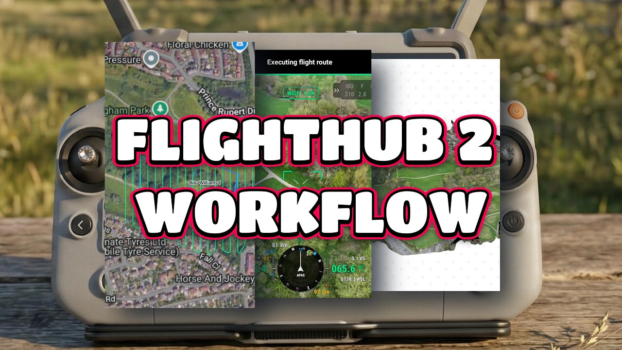 FlightHub 2: Полный процесс картографирования &mdash; это просто. Подходит для ВСЕХ дронов DJI Enterprise
