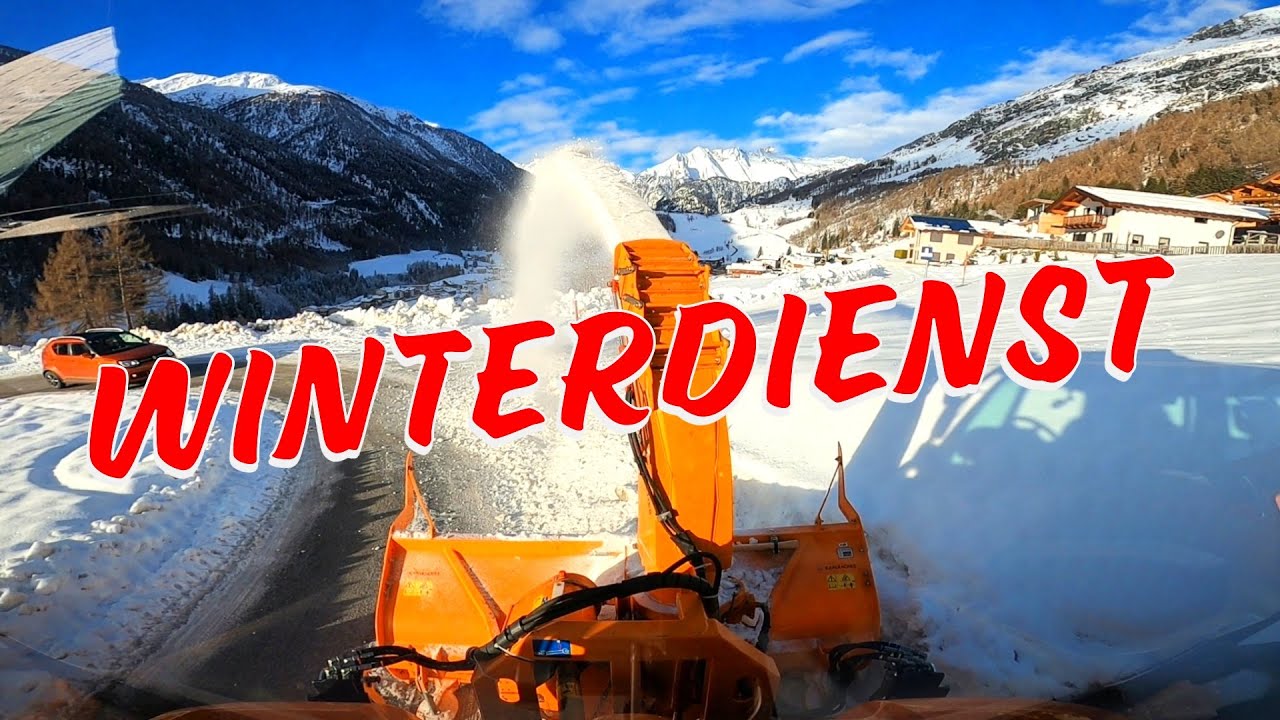 ❄️#winterdienst❄️#schneeräumung❄️2025 mit  der Schneefräse unterwegs...