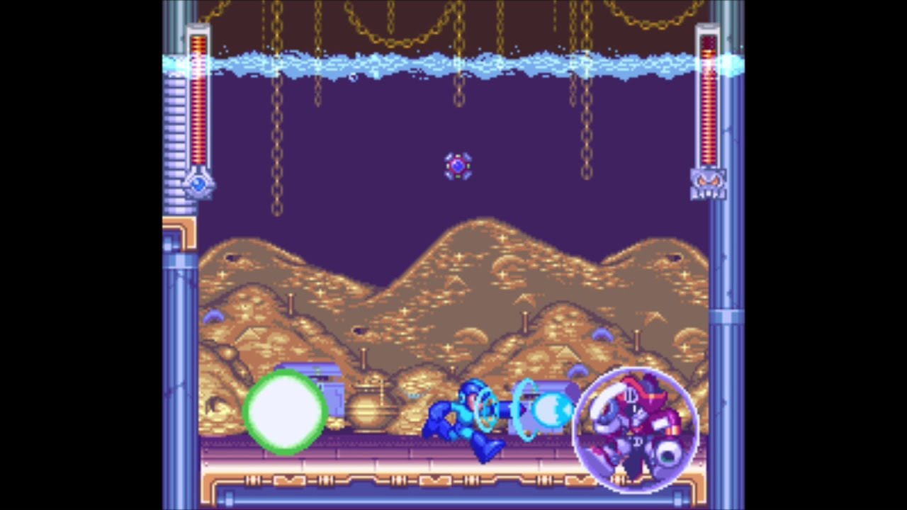 Mega Man & Bass - Pirate Man (Mega Man / No Damage / Buster Only)