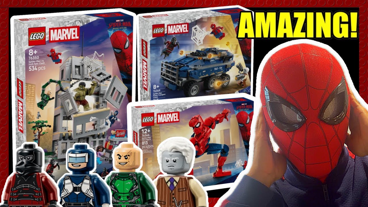 Представлены новые изображения набора LEGO Spider-Man Brand New Day! Потрясающе!