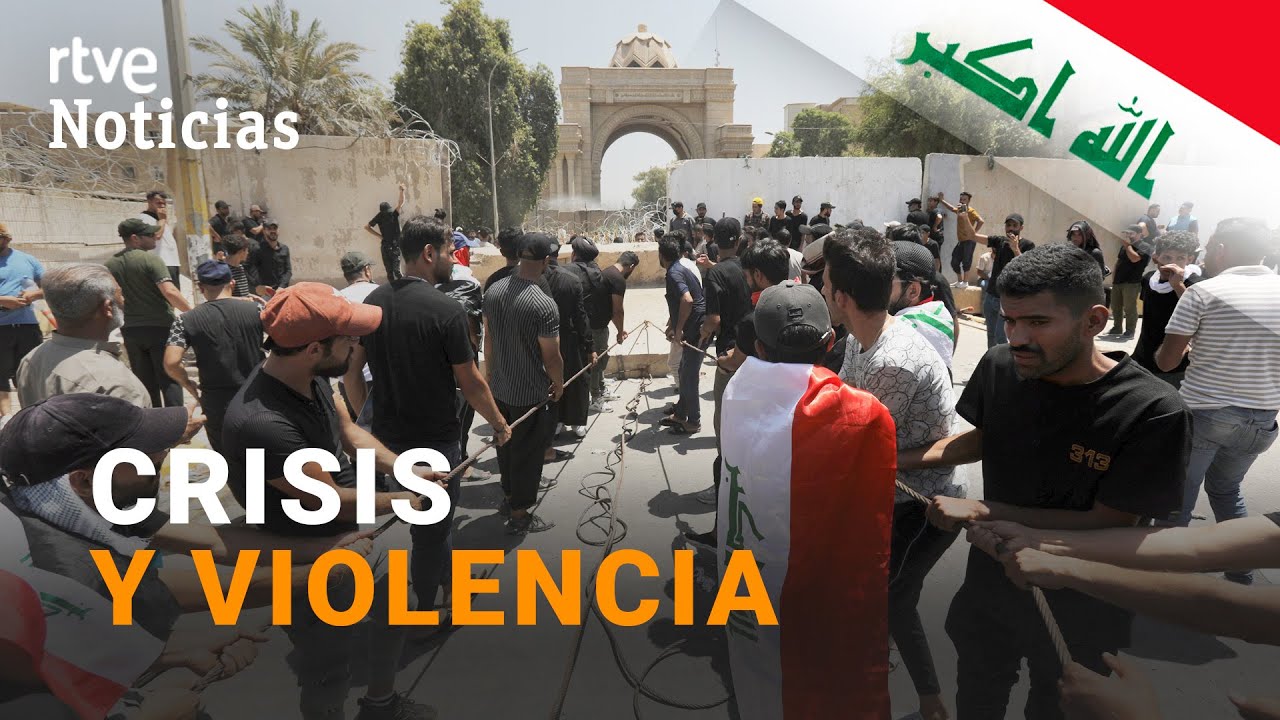 IRAK: vuelven a ASALTAR el PARLAMENTO los simpatizantes del clérigo chií MUQTADA AL SADR | RTVE