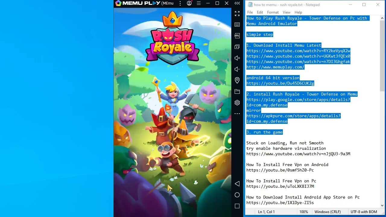 How to Play Rush Royale - Tower Defense on Pc with Memu Android Emulator Oct 2020