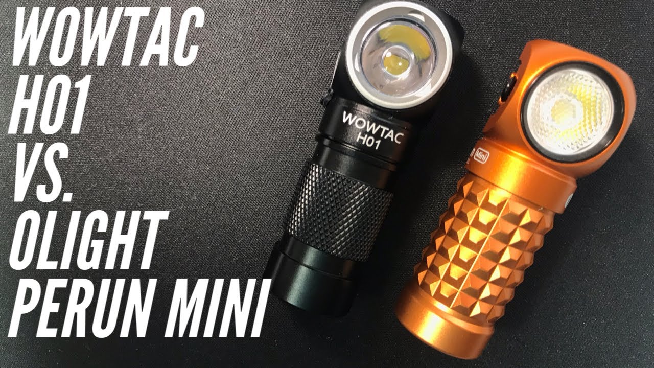 WOWTAC H01 VS. Olight Perun Mini: Showdown of Compact Headlamps - One Throws, One Floods
