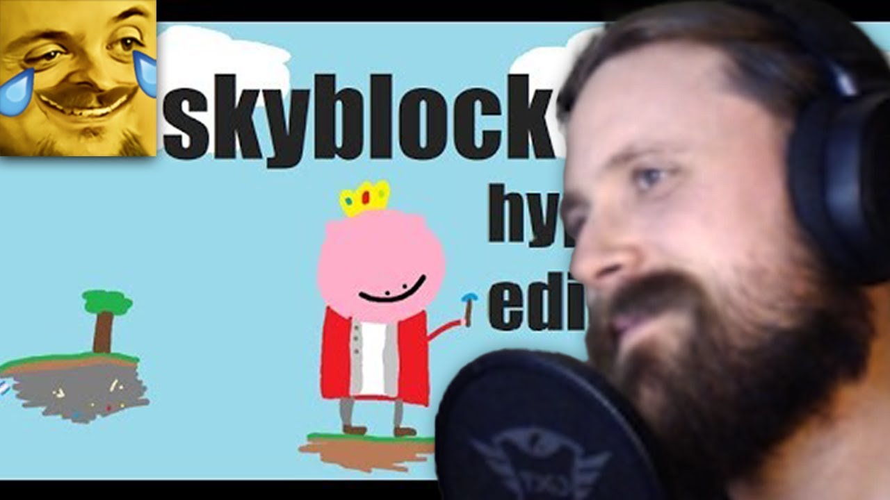 Forsen Reacts to the hypixel skyblock experience