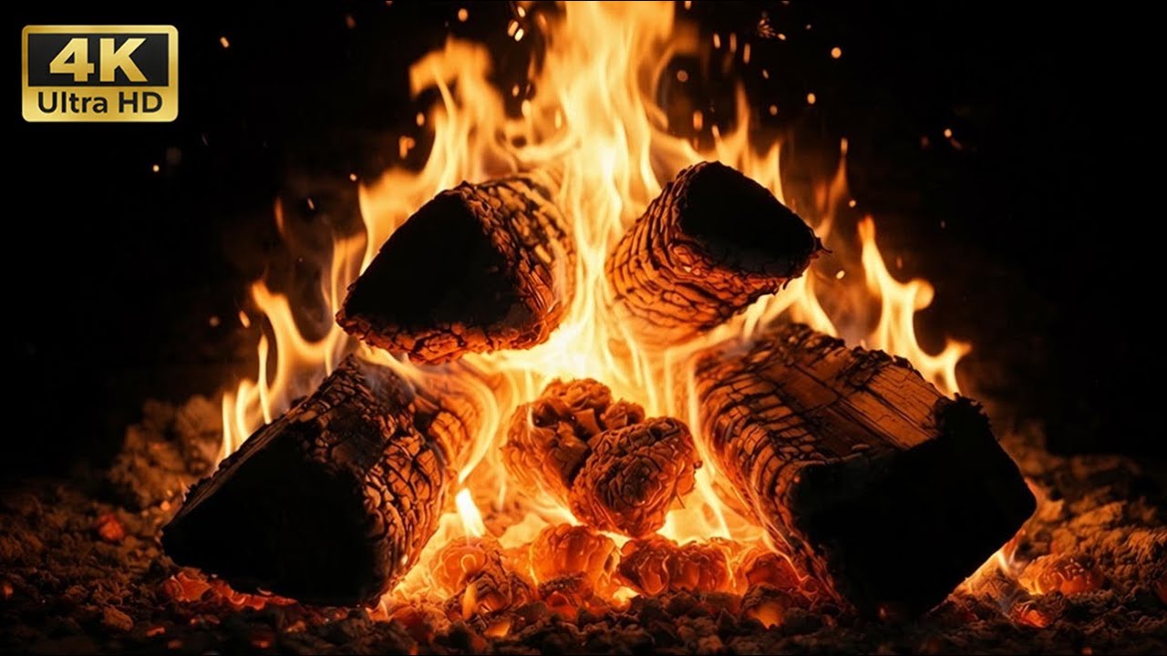 Fireplace 10 hours 4k
